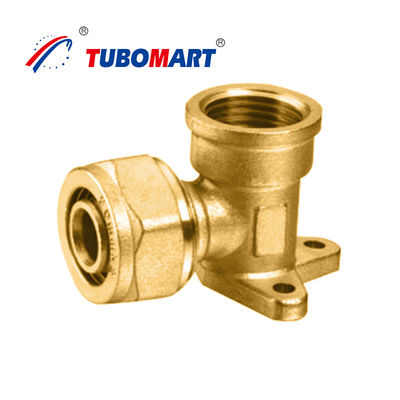 Armatures de compression pex en laiton chromé pour systèmes de plomberie