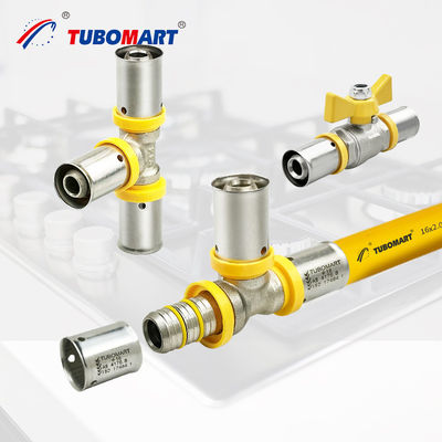 Pipe à gaz en laiton PN20 personnalisée pour les tuyaux Pex Al Pex