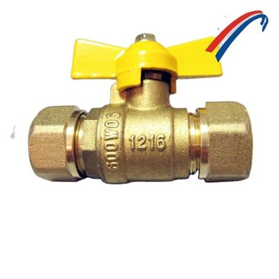 ODM Valve à gaz en laiton de haute performance Commercial 1/2 en Valve à bille de gaz