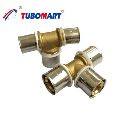Hpn58-3 CW617N CW602N raccords de presse à pex Union Elbow Tee raccord de tuyau à pex