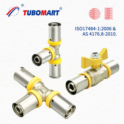 Pièces de plomberie Pex press 3/4 pouces pour les tuyaux de gaz de tuyau de douche