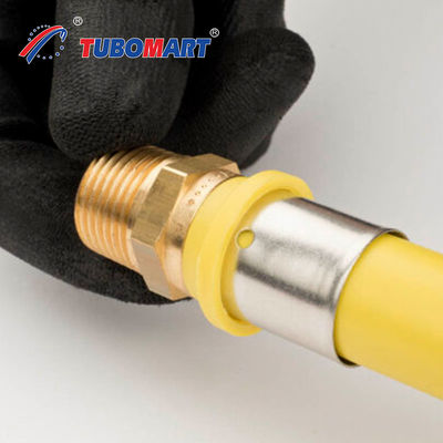 Tubomart Gas naturel personnalisé PEX raccords de tuyaux PEX AL PEX raccords de tuyaux en laiton