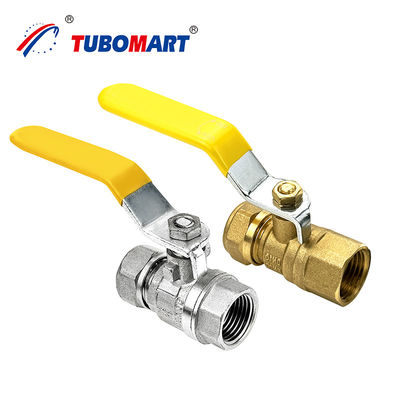 ISO 17484-1 & AS 417.8 NPT ou BSP fils en laiton soupape à bille forgée pour gaz et eau