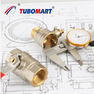 OEM Npt 1/2 pouce Cw617n soupape à billes de cuivre pour cuisinières système de tuyauterie à gaz avec Pex Al Pex 16