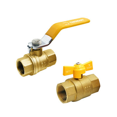 Corps en laiton NPT de haute qualité 1/4''- 2'' Valve d'eau fil féminin Valve à bille en laiton pour le contrôle de l'eau