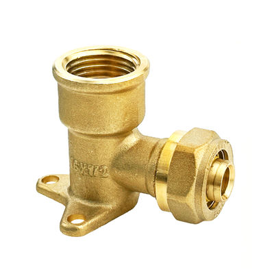ISO14001 Précisité CNC Pipe en laiton ajustement Pex ajustement de compression pour les systèmes d'eau potable