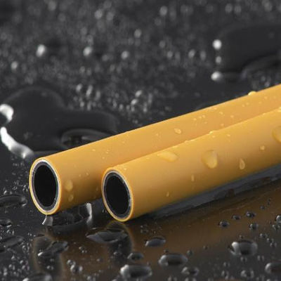 50 ans de garantie Pex Al Pex tuyau à gaz pour le gaz ISO17484/AS4176/NSF14 certifié personnalisé blanc / orange / jaune