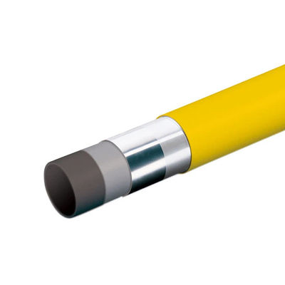 OEM ODM Jaune 16-32 mm Pipe à chauffage par le sol multicouche Al PEX Pipe à gaz PEX composite