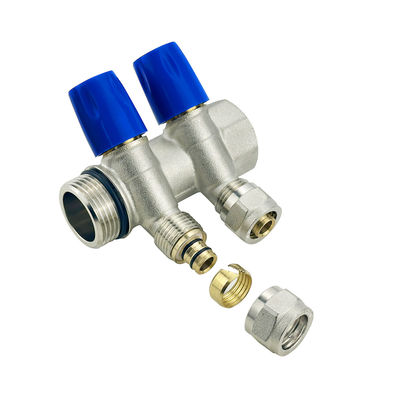 Taille personnalisée 2 à 6 voies de cuivre Pex plomberie manifold pour Tubomart