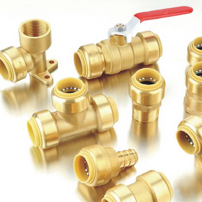 Certifié CE Push in Fittings Plomberie pour PEX AL PEX cuivre PVC tuyaux d'alimentation en eau USA CANADA Marché