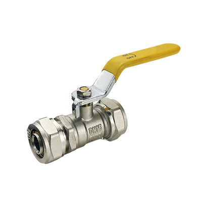 Soutien personnalisé Tubomart Forgé Jaune Longu Manche Brass Boules de soupape Boule de soupape à gaz