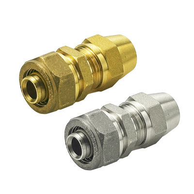Appui à la personnalisation raccords en laiton à vis pour tuyaux PEX multicouches raccords de compression de gaz d'eau pour plomberie