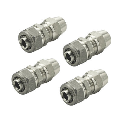 Connexion rapide vis à gaz raccords en laiton mâle union droite tubes multicouches à une extrémité et adaptateur fileté vis mâle