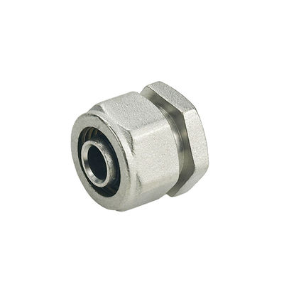 Résistants à la compression Pex en laiton ou nickelés pour Pex Al Pex ISO17484-1/AS4176.8 Certificat NPT/BSP Type de fil