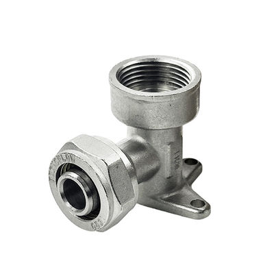 Tubomart OEM en gros 16 mm 20 mm Pex Pipe Copper Fit Compression Armatures en laiton pour le système de plomberie à gaz