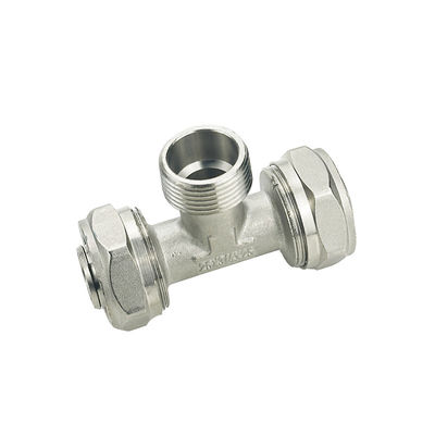 Résistants à la compression Pex Connecteur mâle femelle pour compteur de gaz en laiton ISO17484-1/AS4176.8