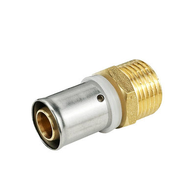 Tubomart échantillon gratuit ISO Pex Brass Pressfitting Couplings Pex raccords de cuivre Plomberie Crimp raccords de cuivre raccords de presse