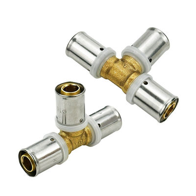 OEM usine raccords en laiton pour tuyaux Pex MET M Profil CSTB AENOR WRAS Approuvé raccords de tuyaux multicouches raccords de presse en laiton