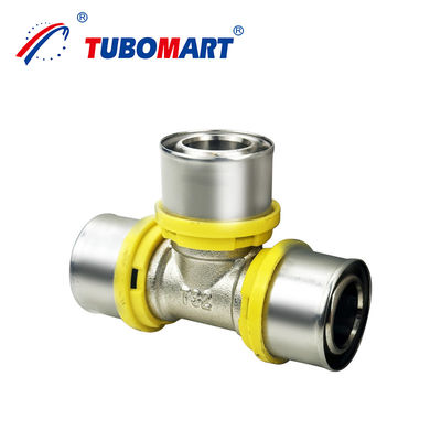 Résistants de presse Pex Al Pex personnalisés en laiton HPb 58-3A ou DZR en laiton CW 602N pour le gaz de compatibilité des tubes Pex