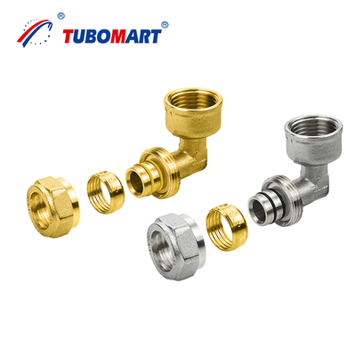 Raccord de compression en laiton résistant à la corrosion de 16-32 mm, sur mesure pour les systèmes de plomberie / gaz air CVC, raccord de tuyau en laiton robuste