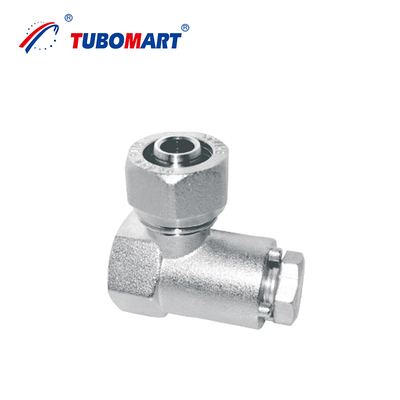 Tubomart personnalisé Pex Al Pex raccords de compression pour le gaz / système d'eau de laiton couleur ou nickel