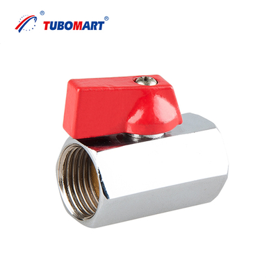 Fabrique OEM Mini vanne à gaz en laiton personnalisée avec un diamètre de trou de montage de 0,19 pouce et un fil BSP / NPT
