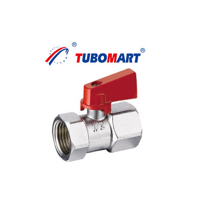 Régulation de la température normale de l'huile par l'air, le gaz, l'eau, le manuel général de la mini-valve à bille en laiton