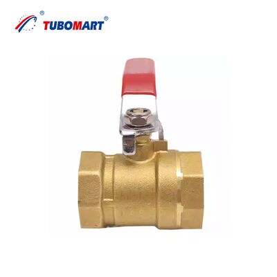 TuboMart OEM soupape à bille en laiton avec fil interne et externe 16-32 mm * 1/2'-1''' NPT fil pour le gaz d'eau