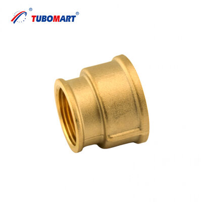 TUBOMART OEM usine de bonne qualité Direct Double Femme laiton Nipple droit Femme réducteur solutions de tuyauterie d'eau